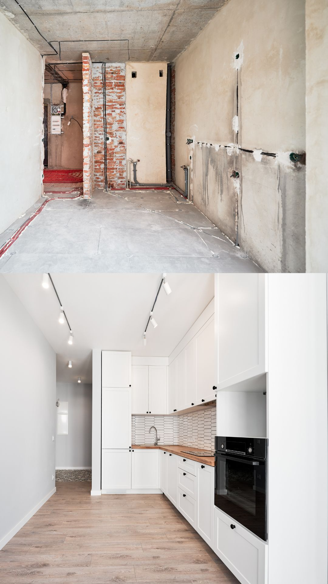 Antes y despues reforma de cocina